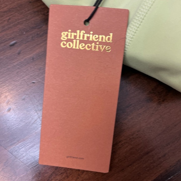 Girlfriend Collective Size XXS Green Leggings Spring Juniors Tween Activewear - Picture 9 of 11